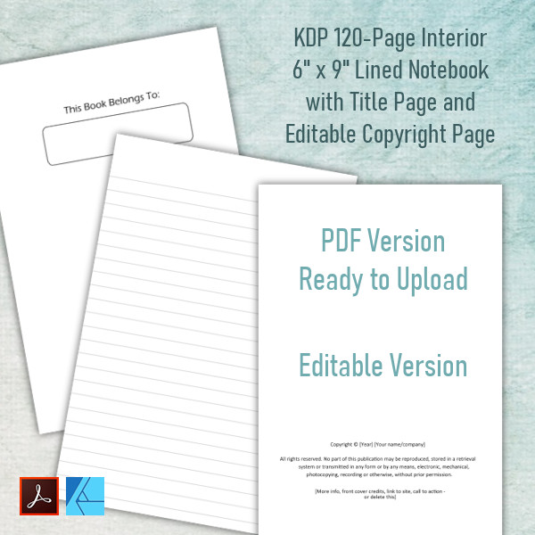 Free KDP notebook interior